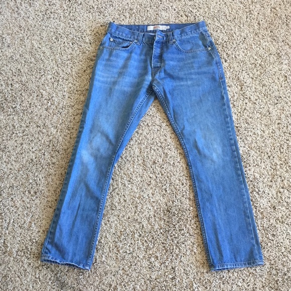 TopMan TopShop Regular Slim Fit Jeans - Picture 2 of 6